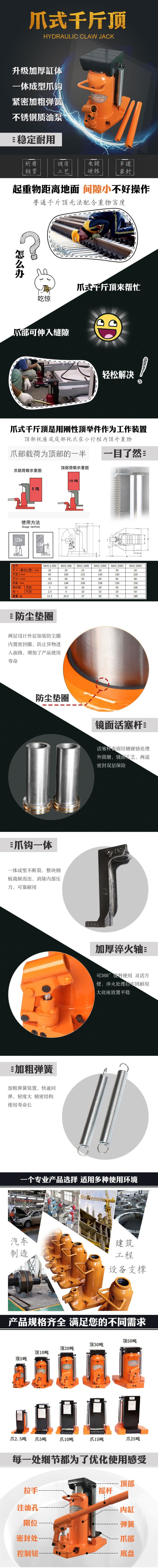 附爪式千斤頂